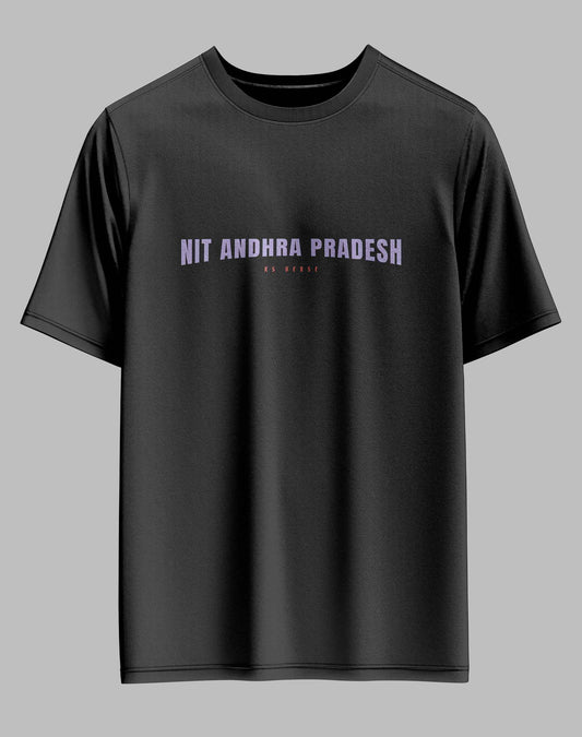 The NIT Andhra Pradesh Void Duality Oversized Tee - 240GSM