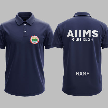 The AIIMS Rishikesh Heritage Polo Tee