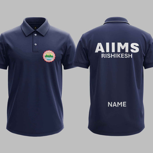The AIIMS Rishikesh Heritage Polo Tee