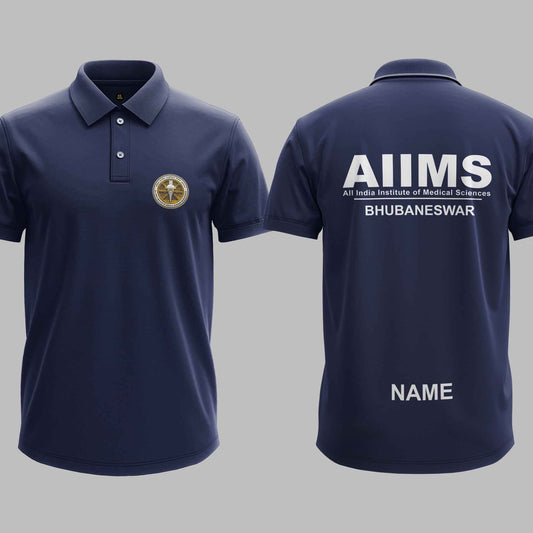 The AIIMS Bhubaneswar Minimalist Polo Tee - 200GSM