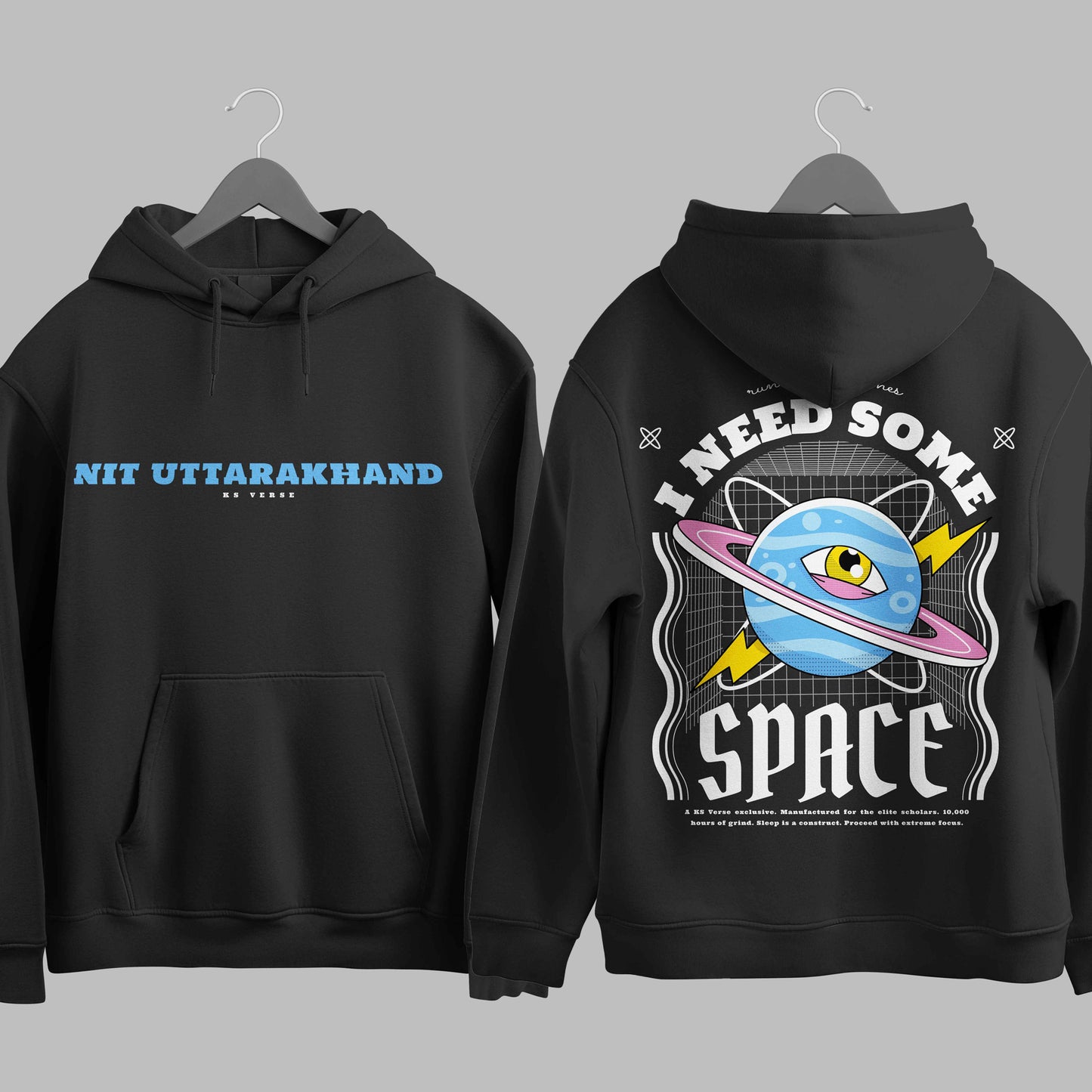 The NIT Uttarakhand Void Capsule Hoodie - 320GSM