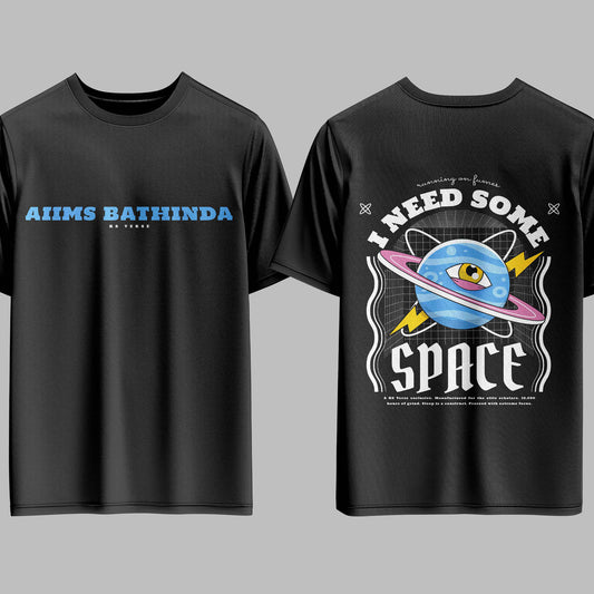 The AIIMS Bathinda Void Capsule Oversized Tee - 240GSM
