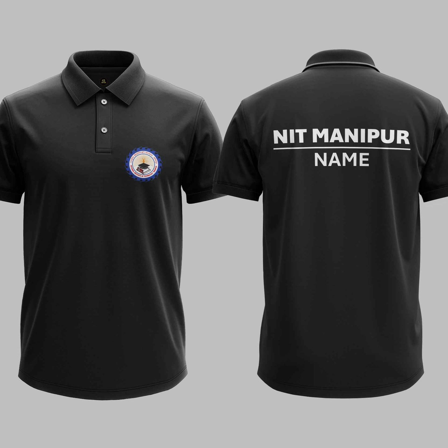 The NIT Manipur Prestige Polo Tee - 200GSM