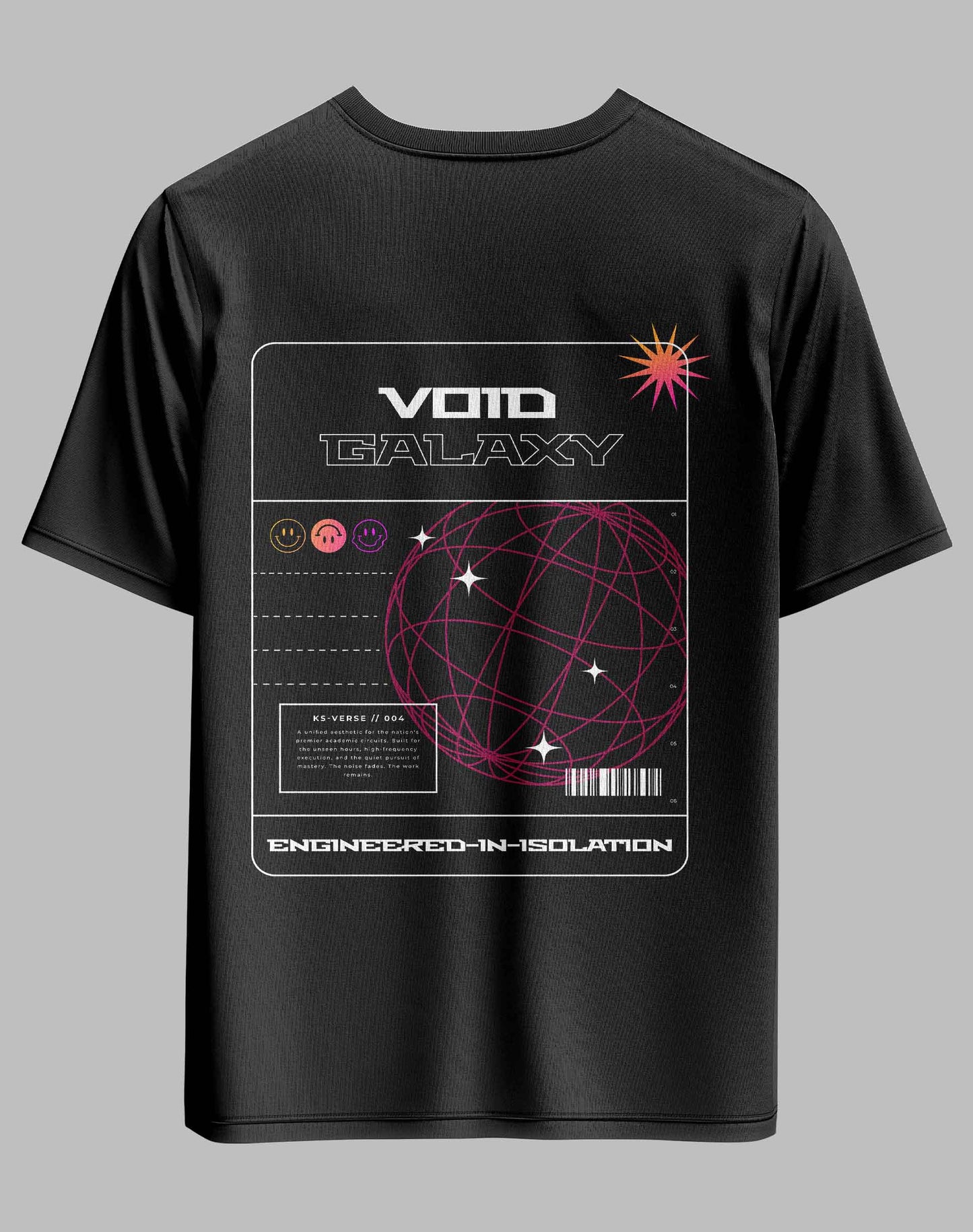 The IIM Udaipur Void Galaxy Oversized Tee - 240GSM