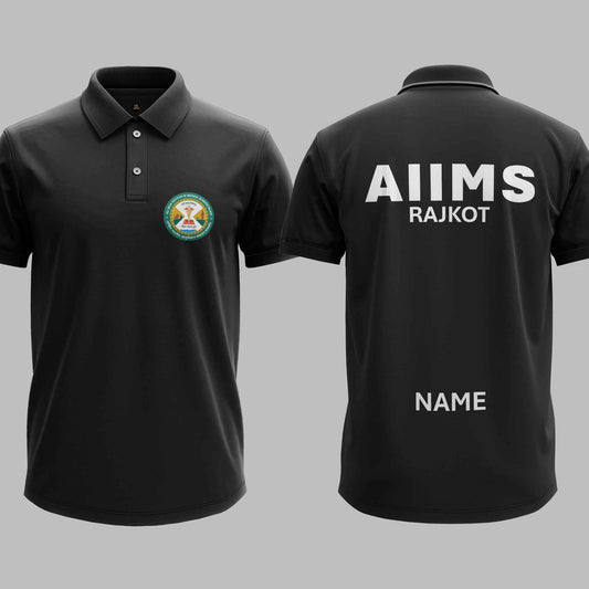 The AIIMS Rajkot Heritage Polo Tee