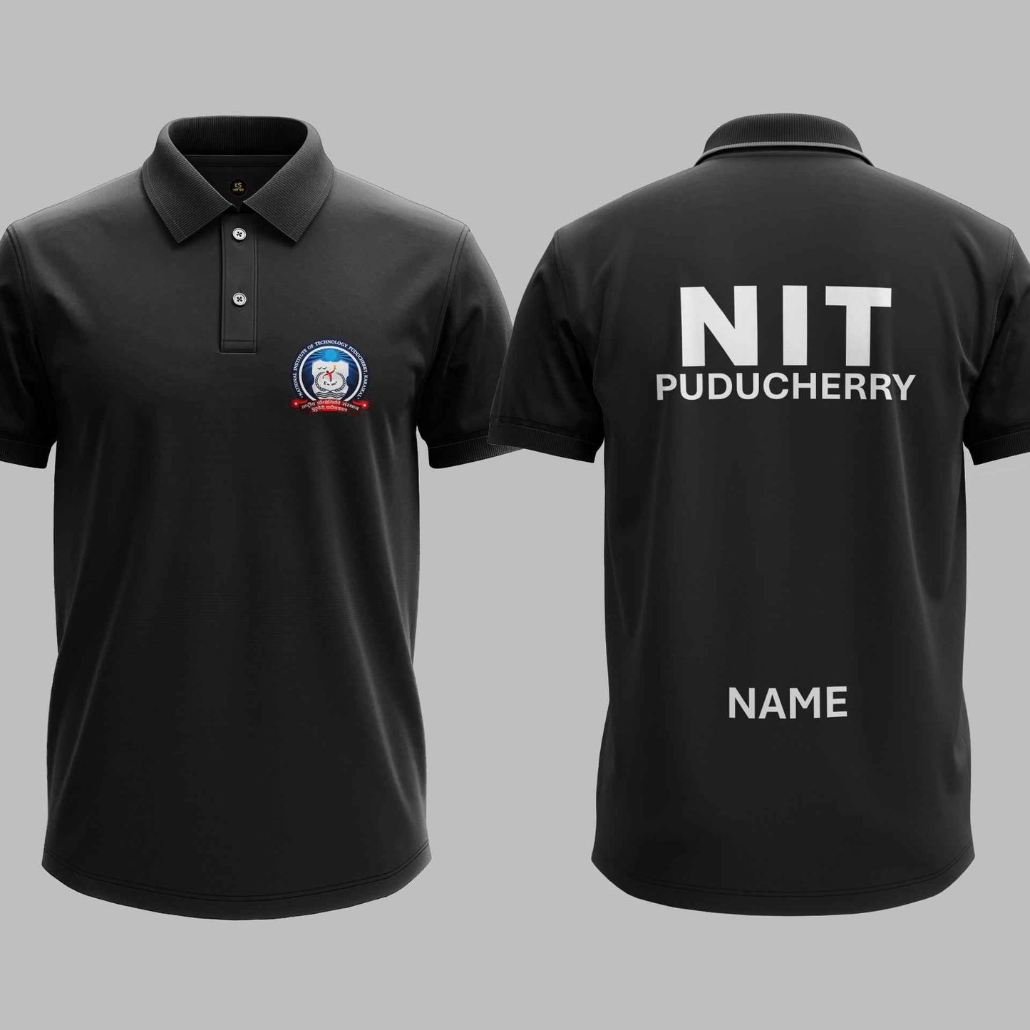 The NIT Puducherry Heritage Polo Tee