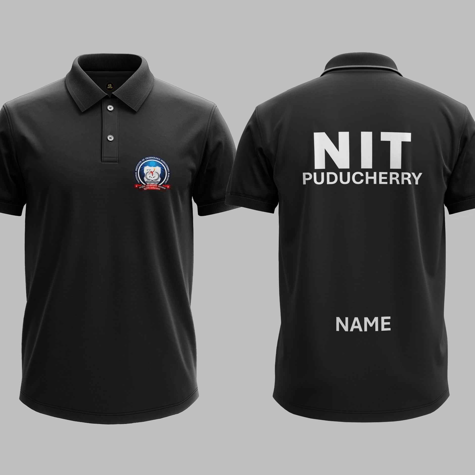The NIT Puducherry Heritage Polo Tee