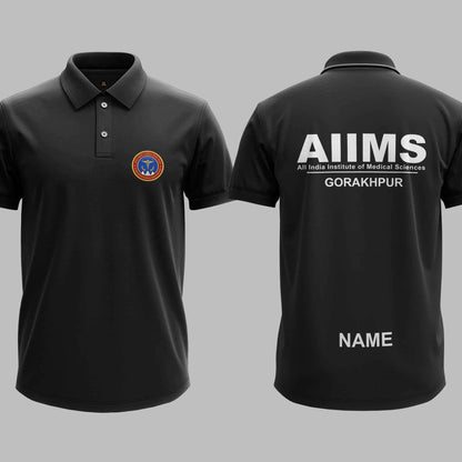 The AIIMS Gorakhpur Minimalist Polo Tee - 200GSM