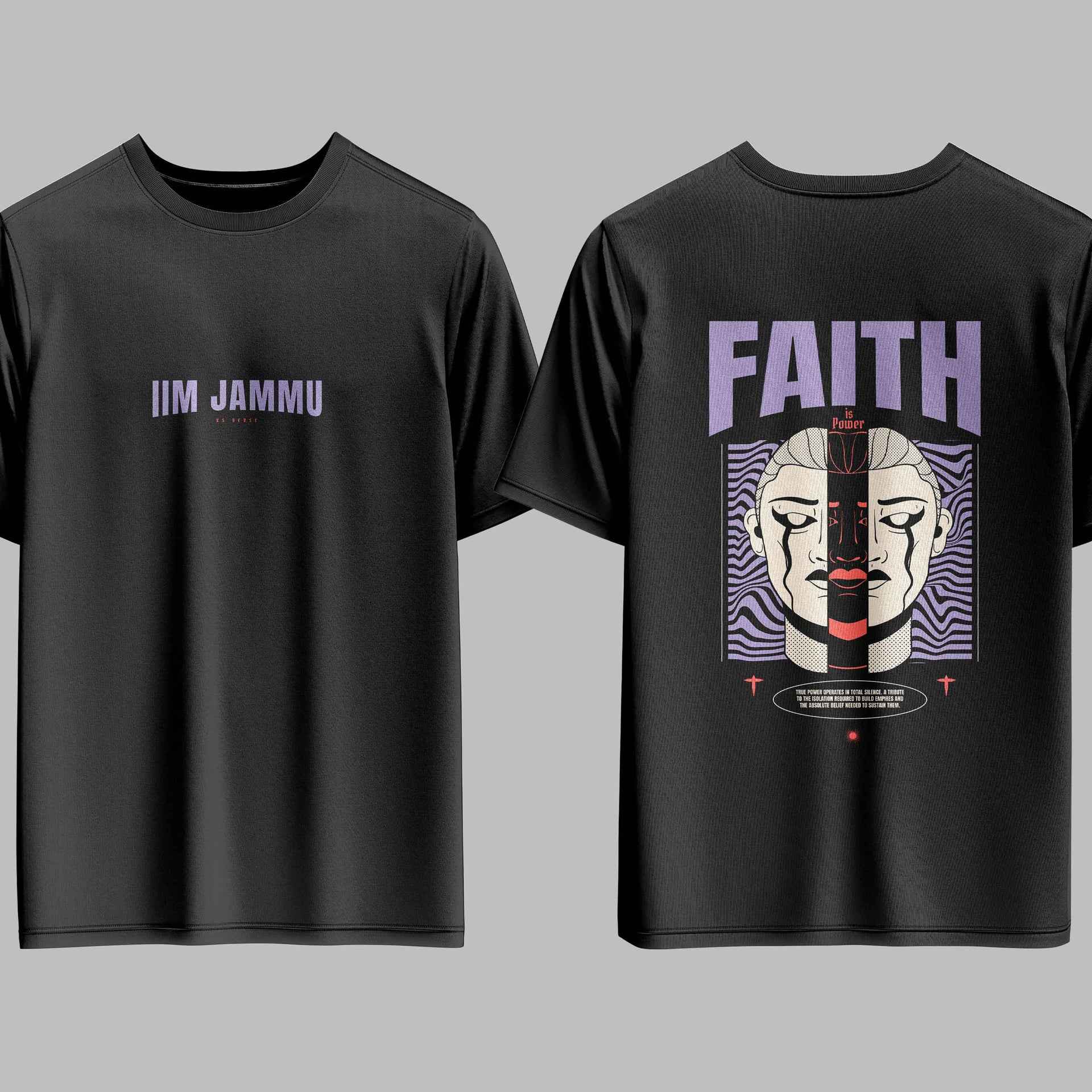 The IIM Jammu Void Duality Oversized Tee - 240GSM
