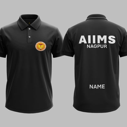 The AIIMS Nagpur Heritage Polo Tee
