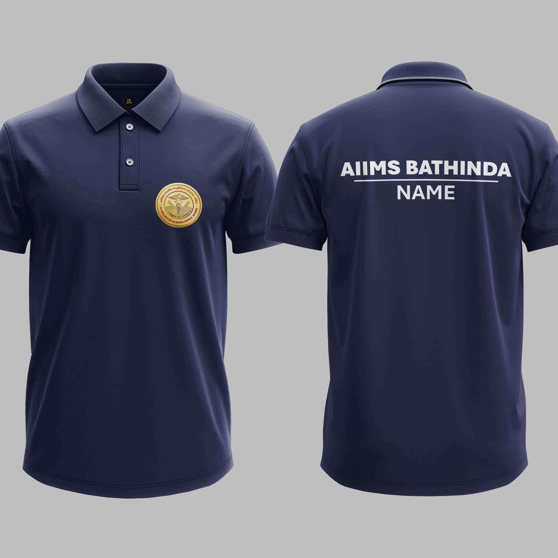The AIIMS Bathinda Prestige Polo Tee - 200GSM