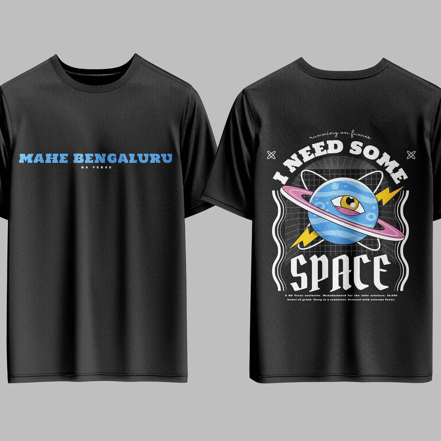 The MAHE Bengaluru Void Capsule Oversized Tee - 240GSM