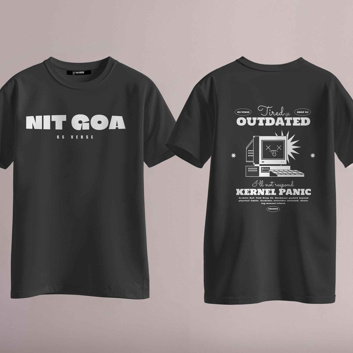 The NIT Goa Void Kernel Round Neck Tee - 210GSM