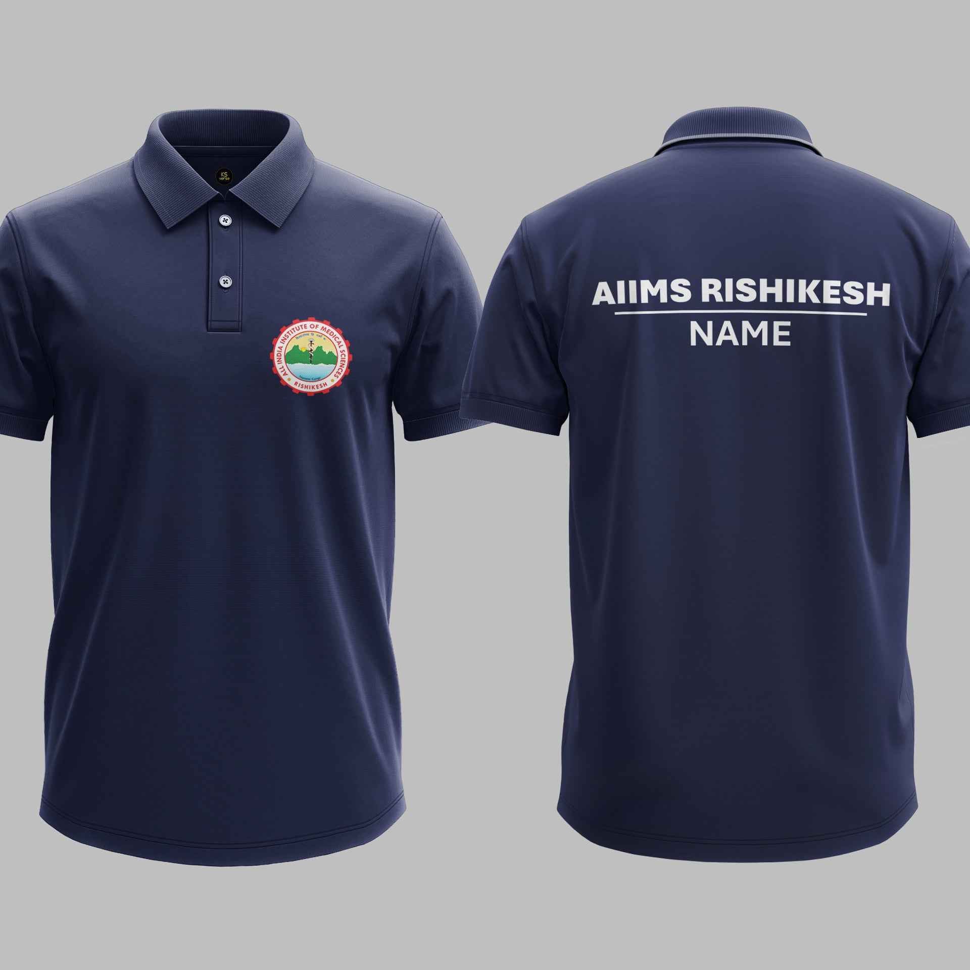 The AIIMS Rishikesh Prestige Polo Tee - 200GSM