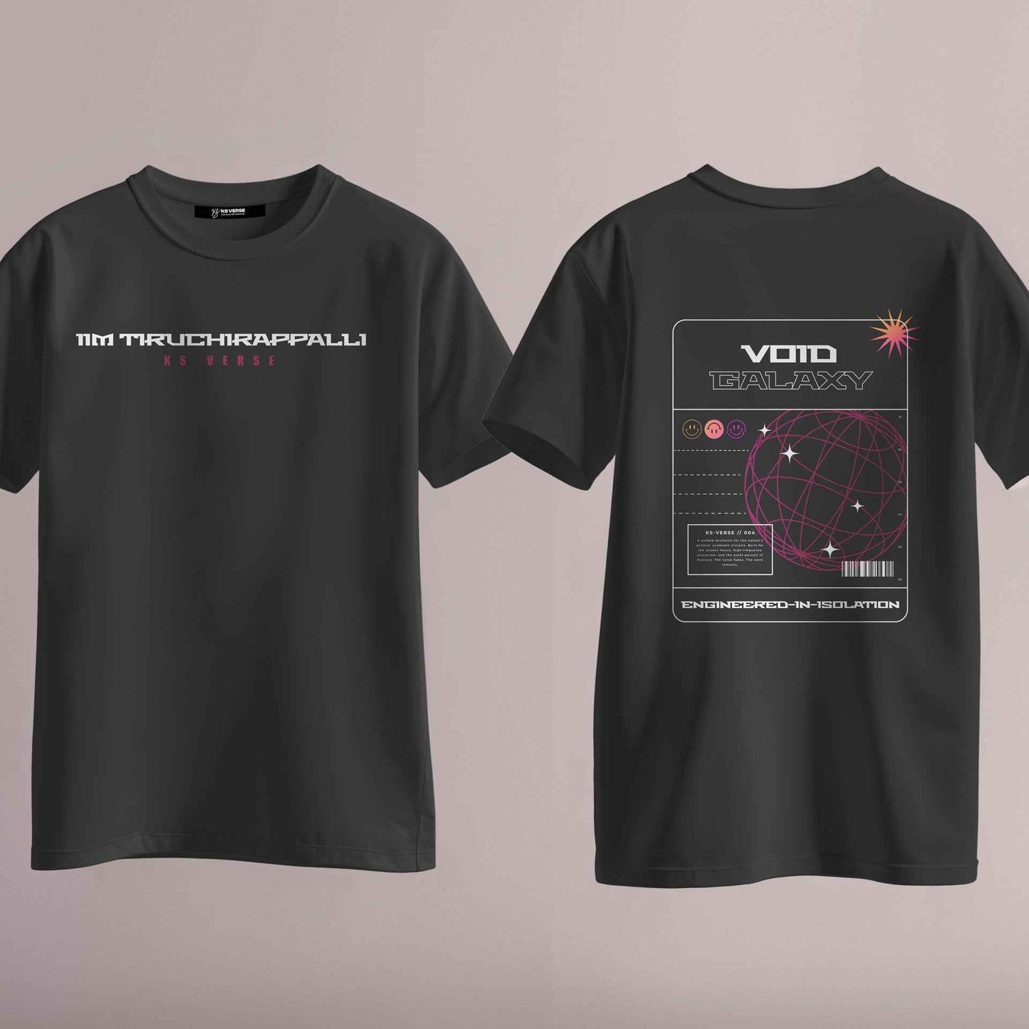 The IIM Tiruchirappalli Void Galaxy Round Neck Tee - 210GSM