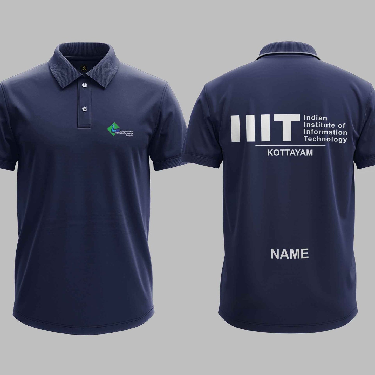 The IIIT Kottayam Minimalist Polo Tee - 200GSM
