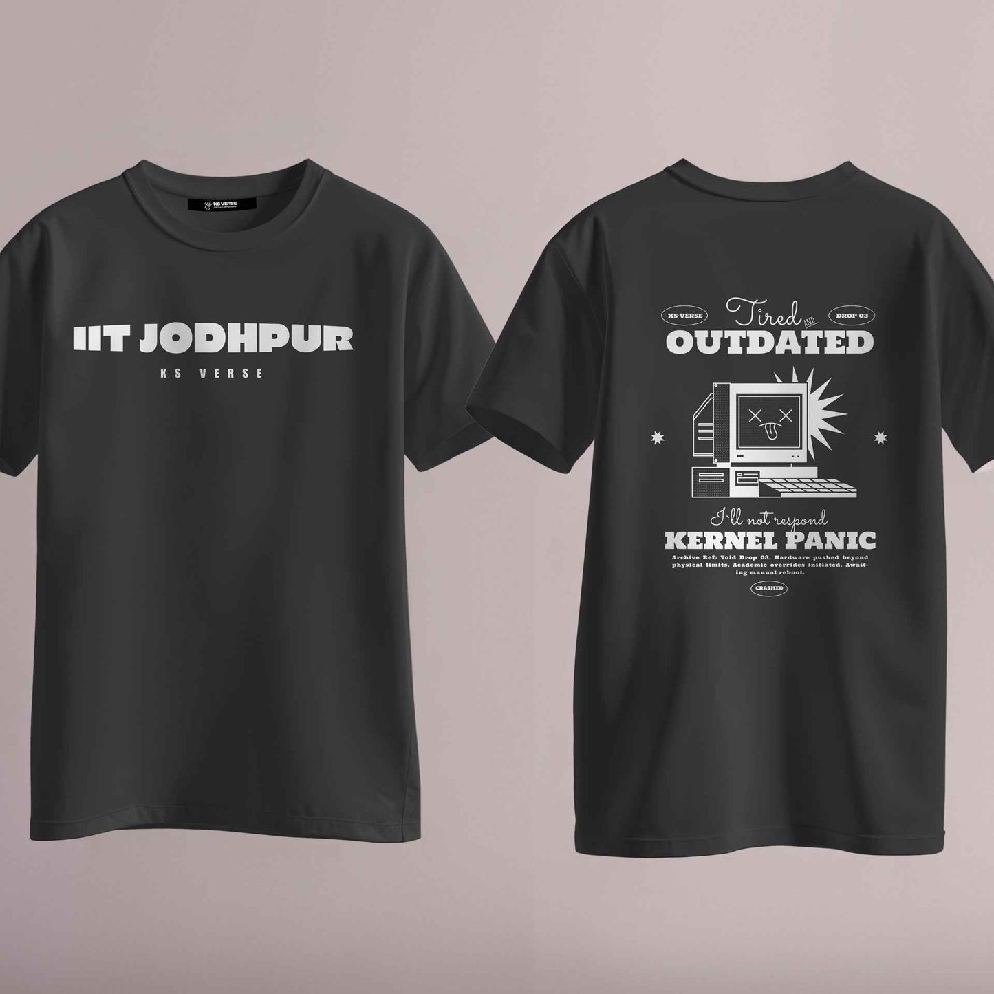The IIT Jodhpur Void Kernel Round Neck Tee - 210GSM