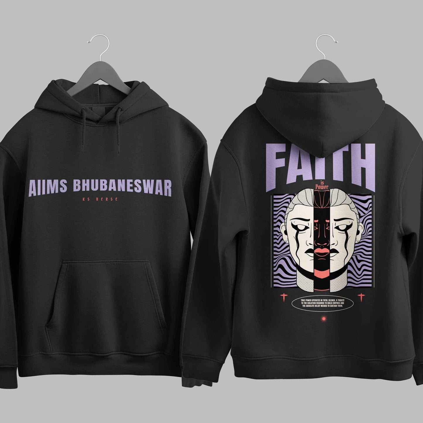 The AIIMS Bhubaneswar Void Duality Hoodie - 320GSM
