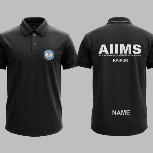The AIIMS Raipur Minimalist Polo Tee - 200GSM