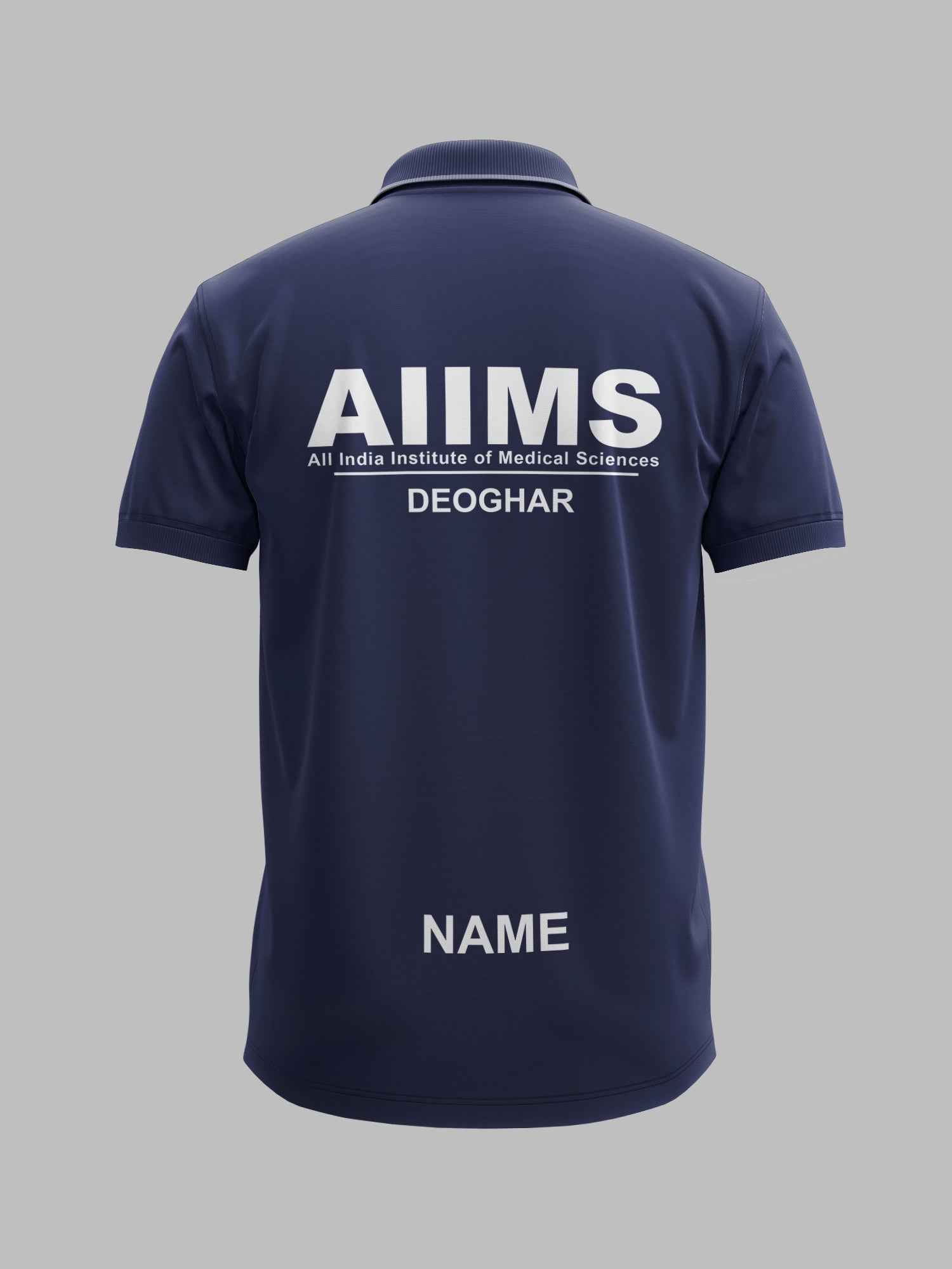 The AIIMS Deoghar Minimalist Polo Tee - 200GSM