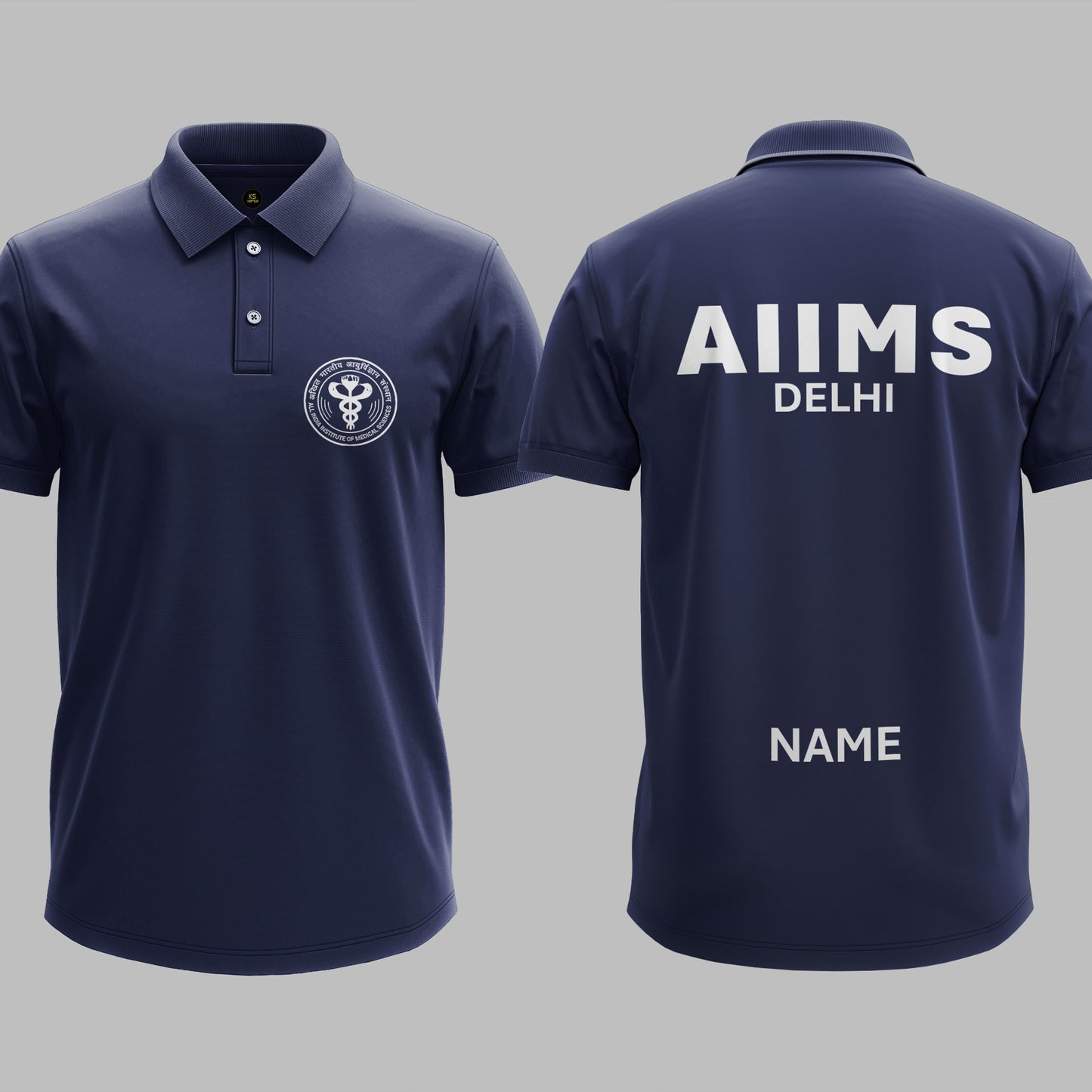 The AIIMS Delhi Heritage Polo Tee
