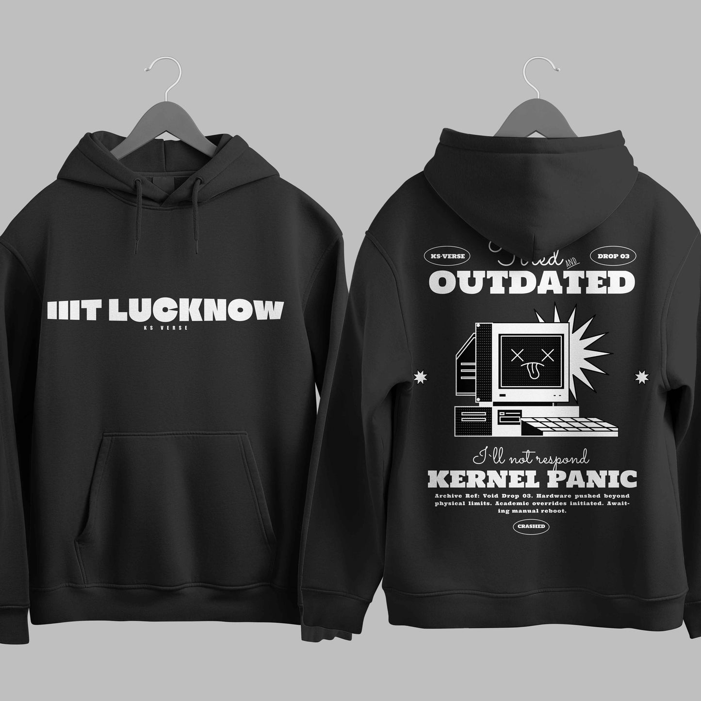 The IIIT Lucknow Void Kernel Hoodie - 320GSM