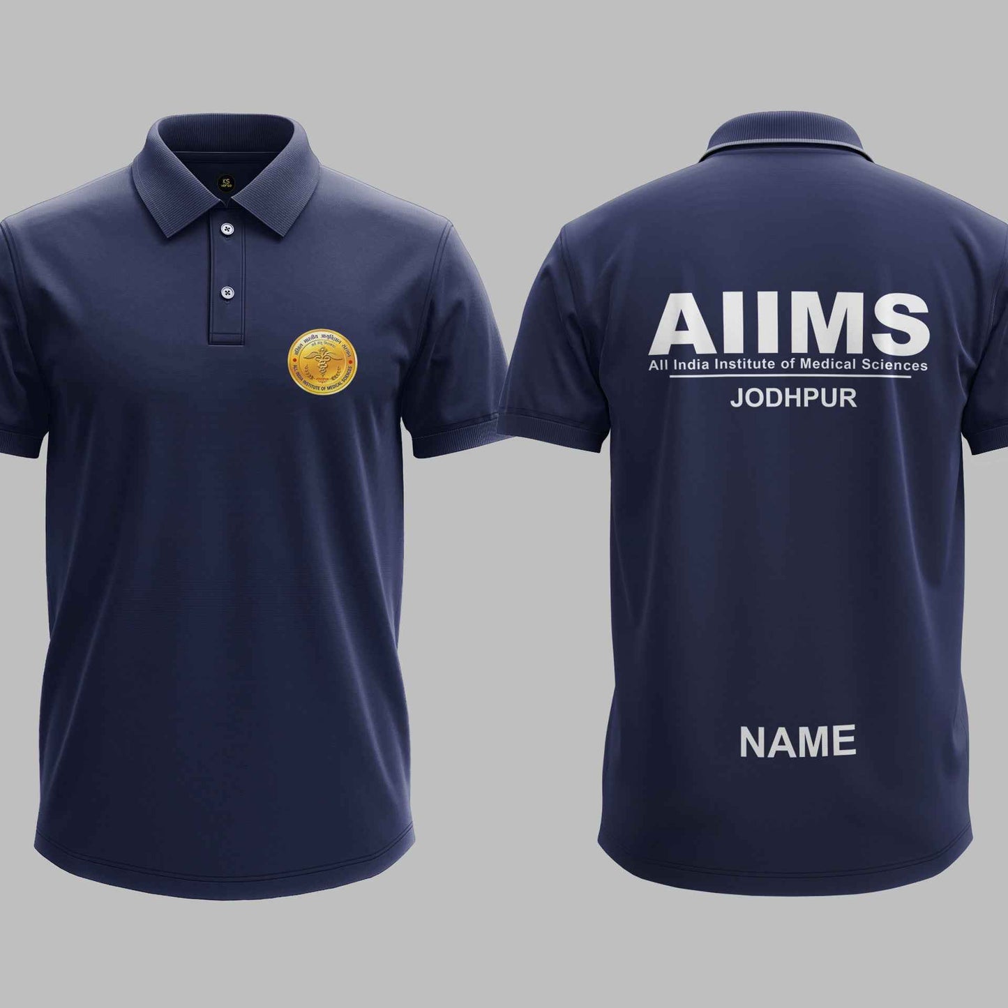 The AIIMS Jodhpur Minimalist Polo Tee - 200GSM