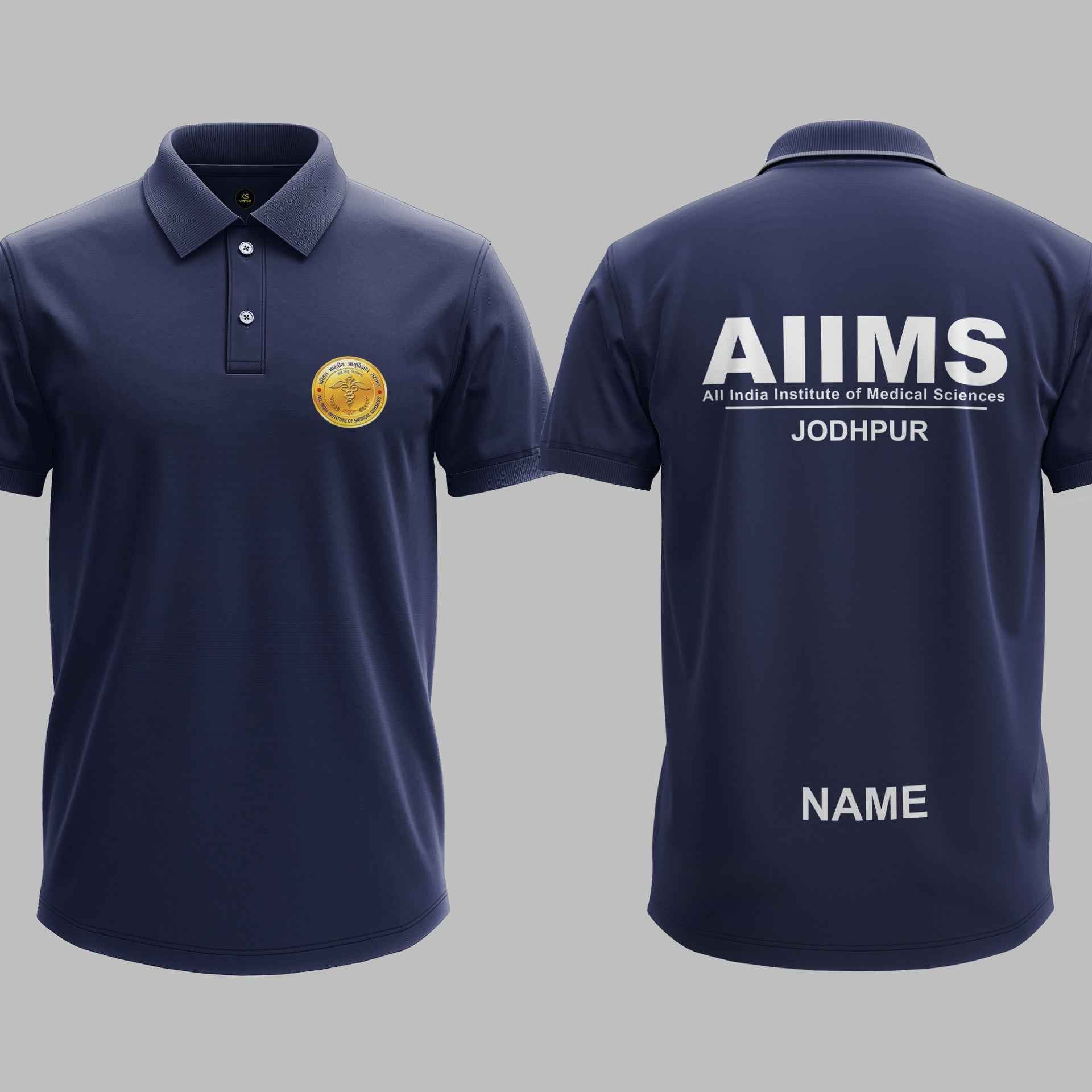 The AIIMS Jodhpur Minimalist Polo Tee - 200GSM