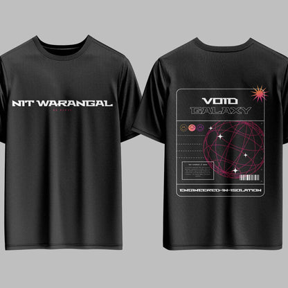 The NIT Warangal Void Galaxy Oversized Tee - 240GSM