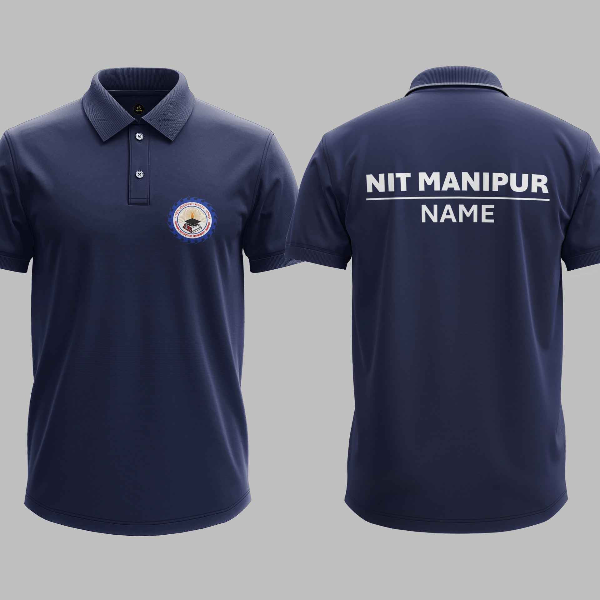 The NIT Manipur Prestige Polo Tee - 200GSM