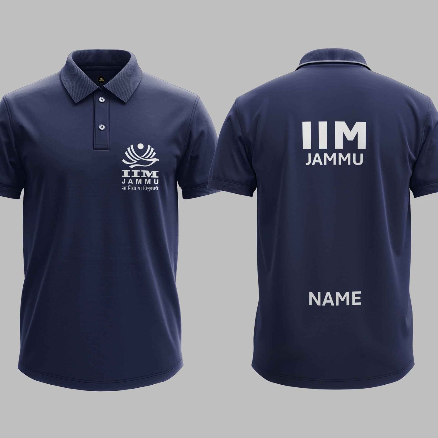 The IIM Jammu Heritage Polo Tee - 200GSM