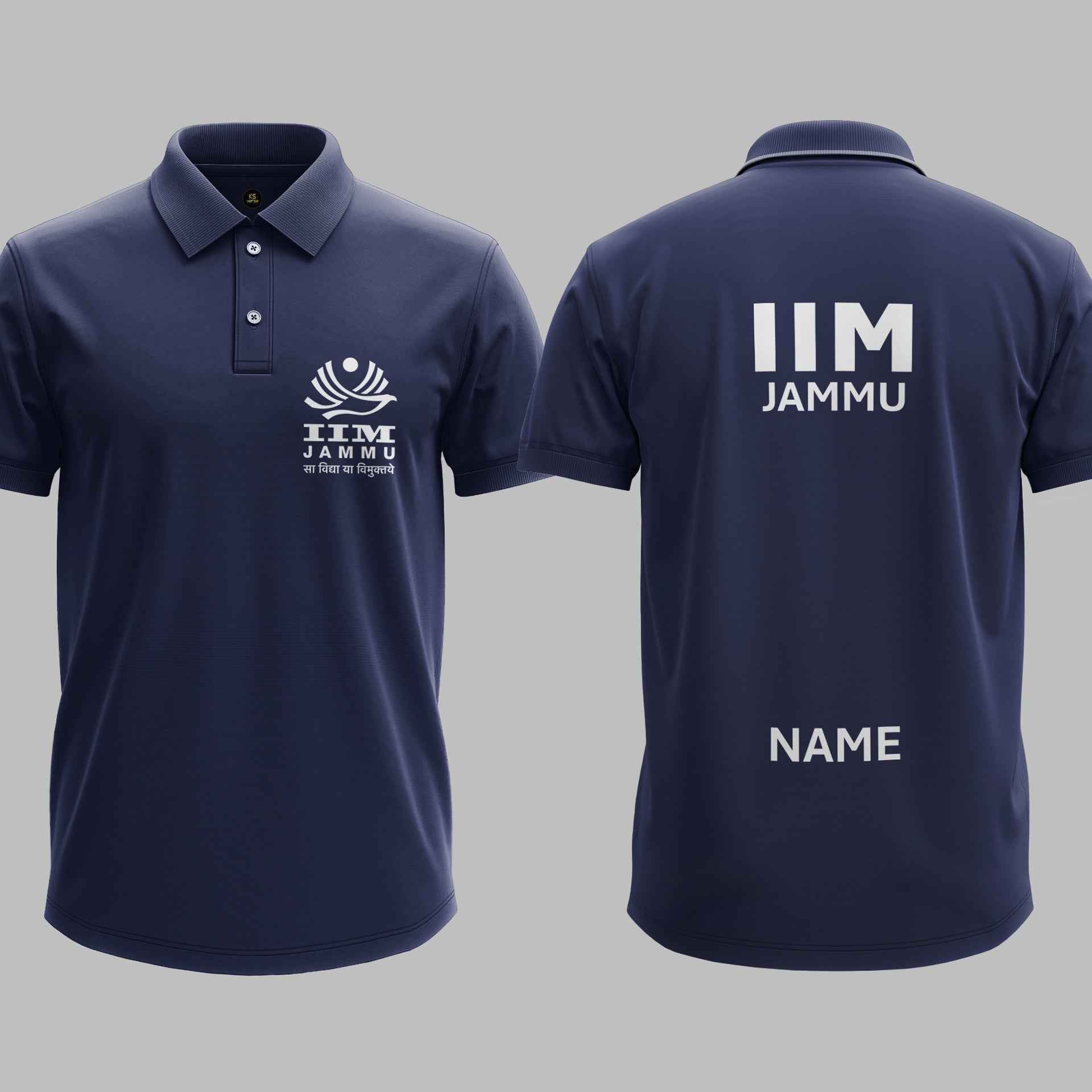 The IIM Jammu Heritage Polo Tee - 200GSM