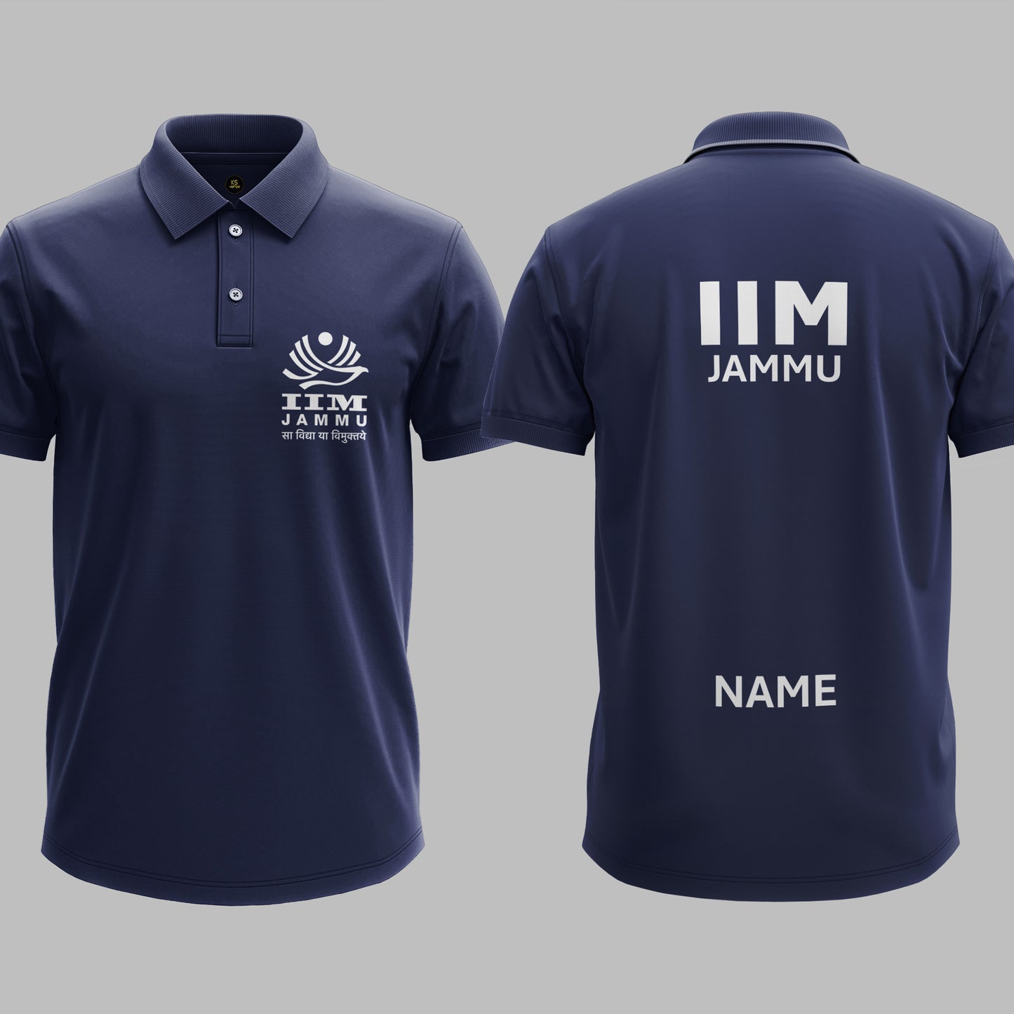The IIM Jammu Heritage Polo Tee