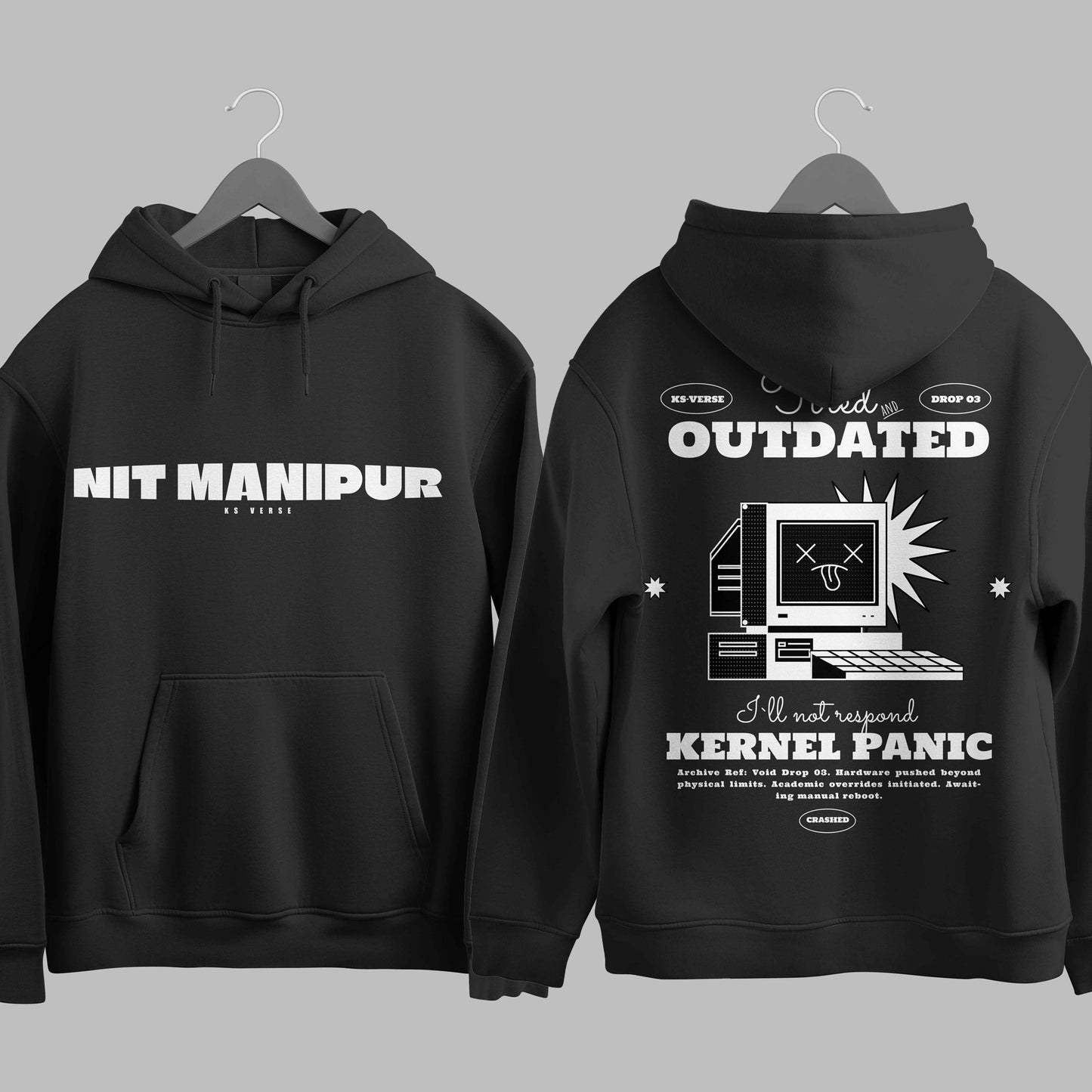 The NIT Manipur Void Kernel Hoodie - 320GSM