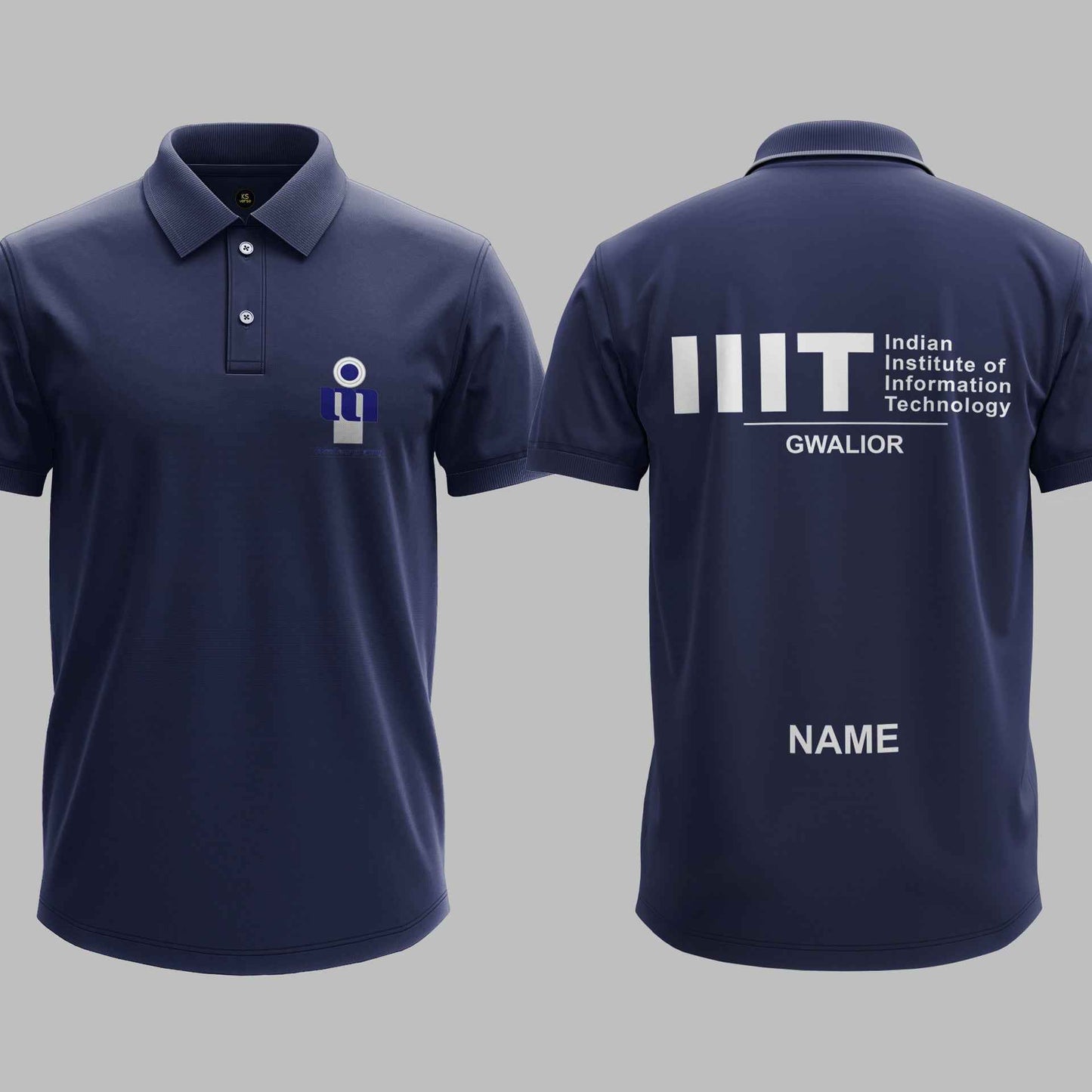 The IIIT Gwalior Minimalist Polo Tee - 200GSM