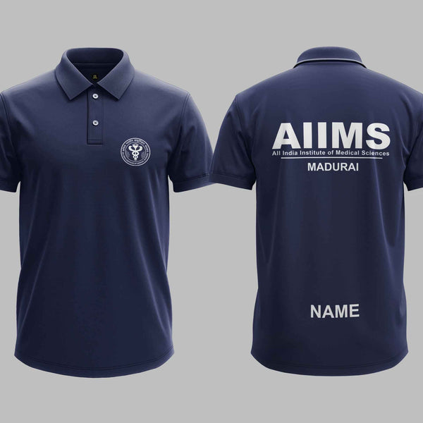 The AIIMS Madurai Minimalist Polo Tee - 200GSM