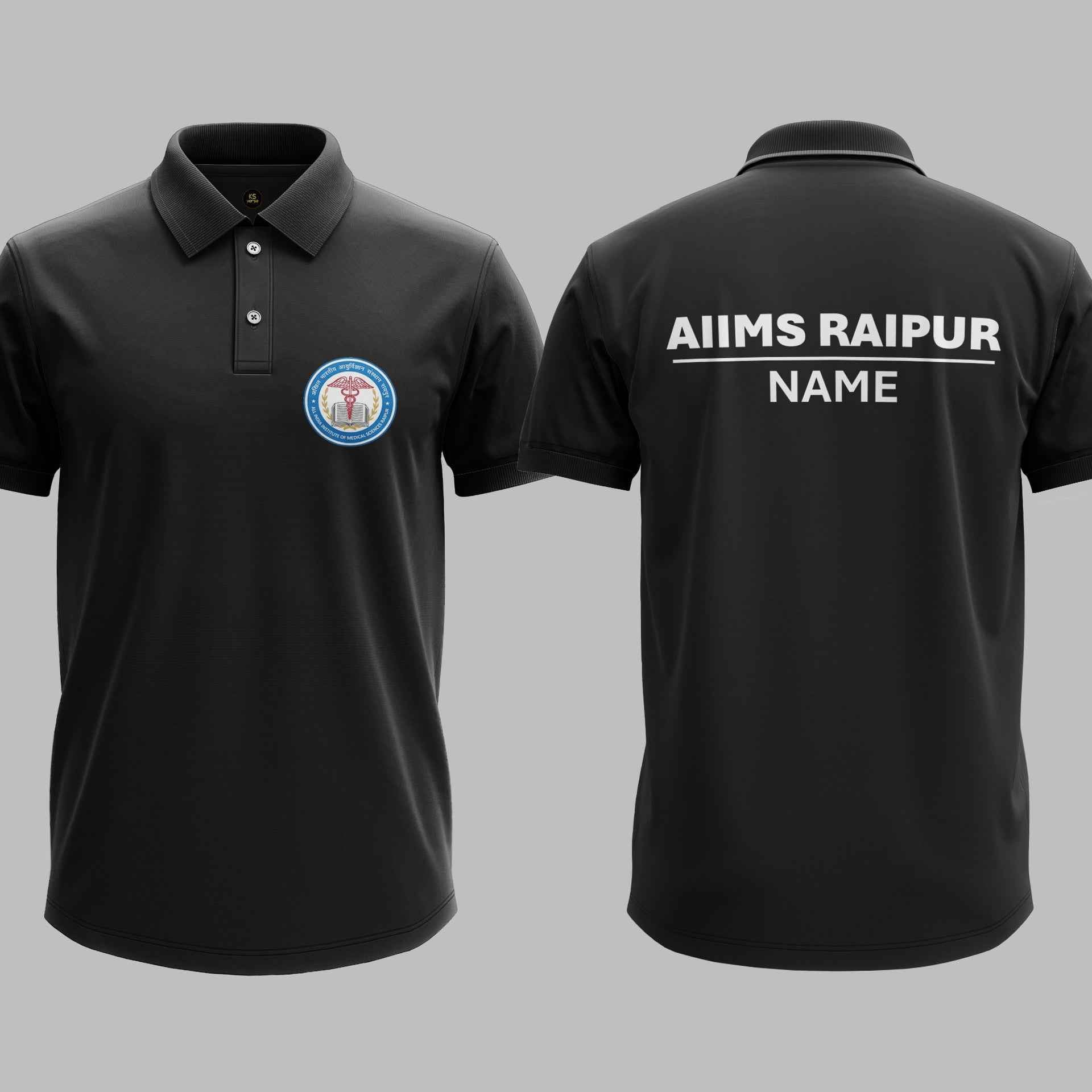 The AIIMS Raipur Prestige Polo Tee - 200GSM