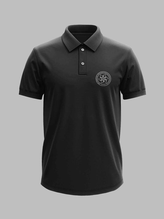 IIT Gandhinagar Minimalist polo tee – KS Verse – detail view