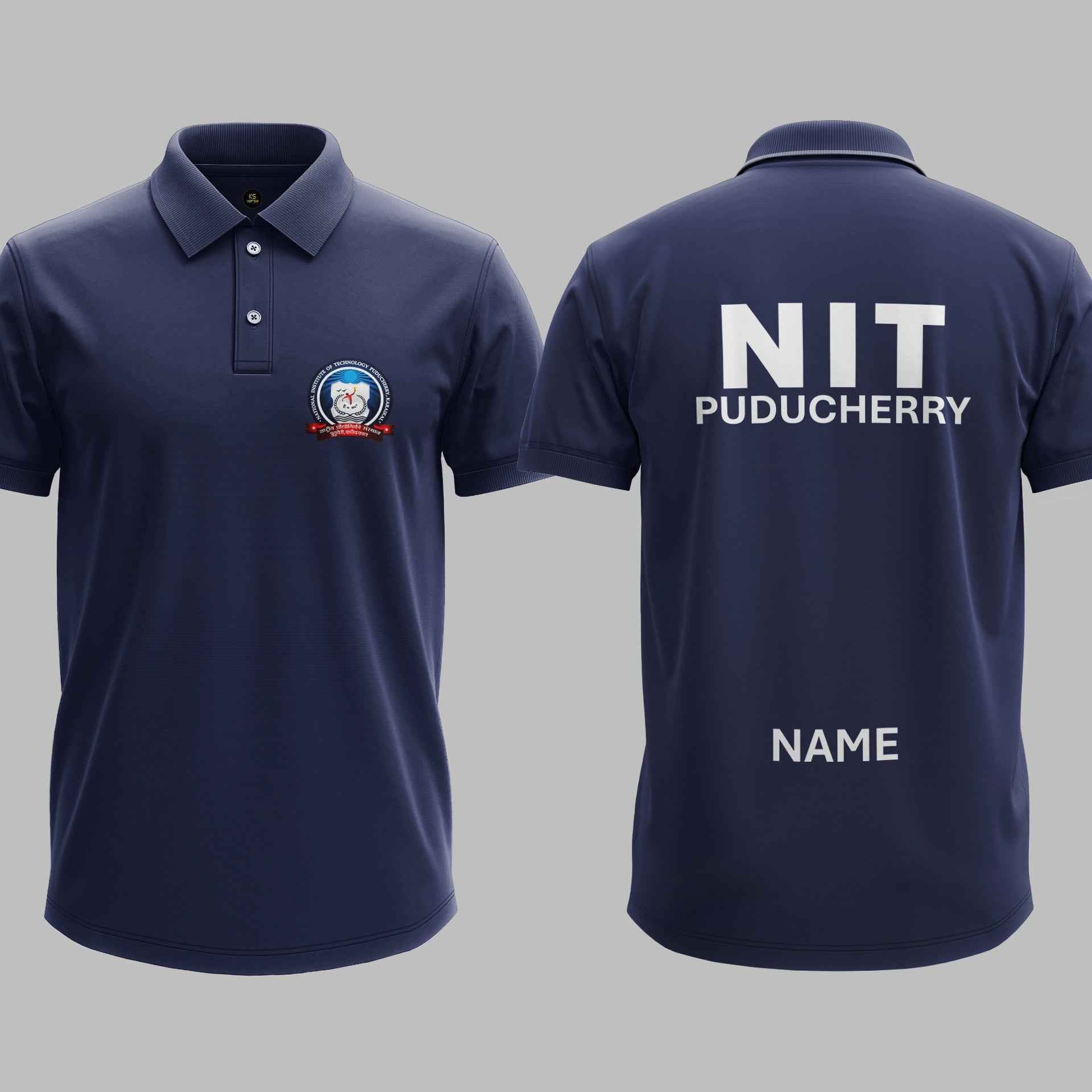 The NIT Puducherry Heritage Polo Tee