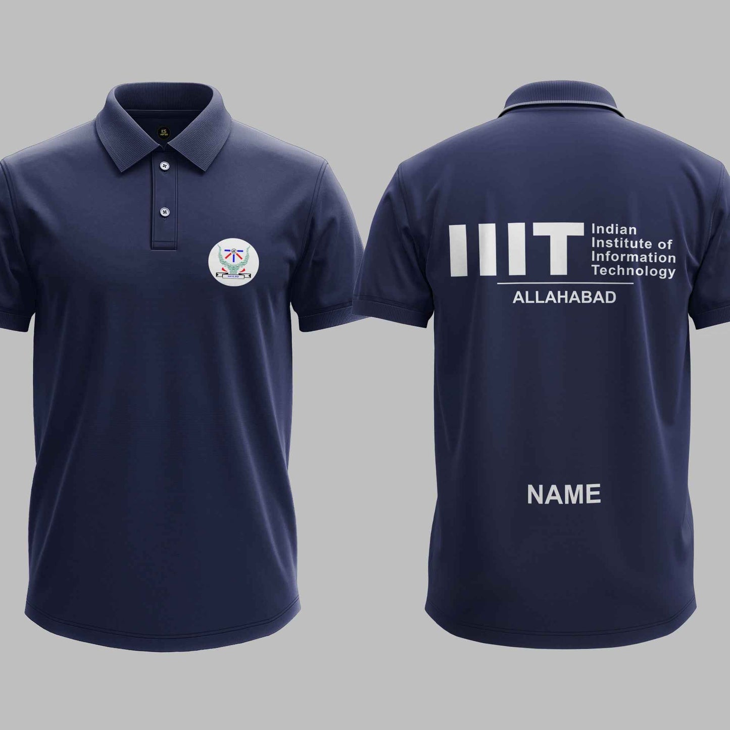 The IIIT Allahabad Minimalist Polo Tee - 200GSM