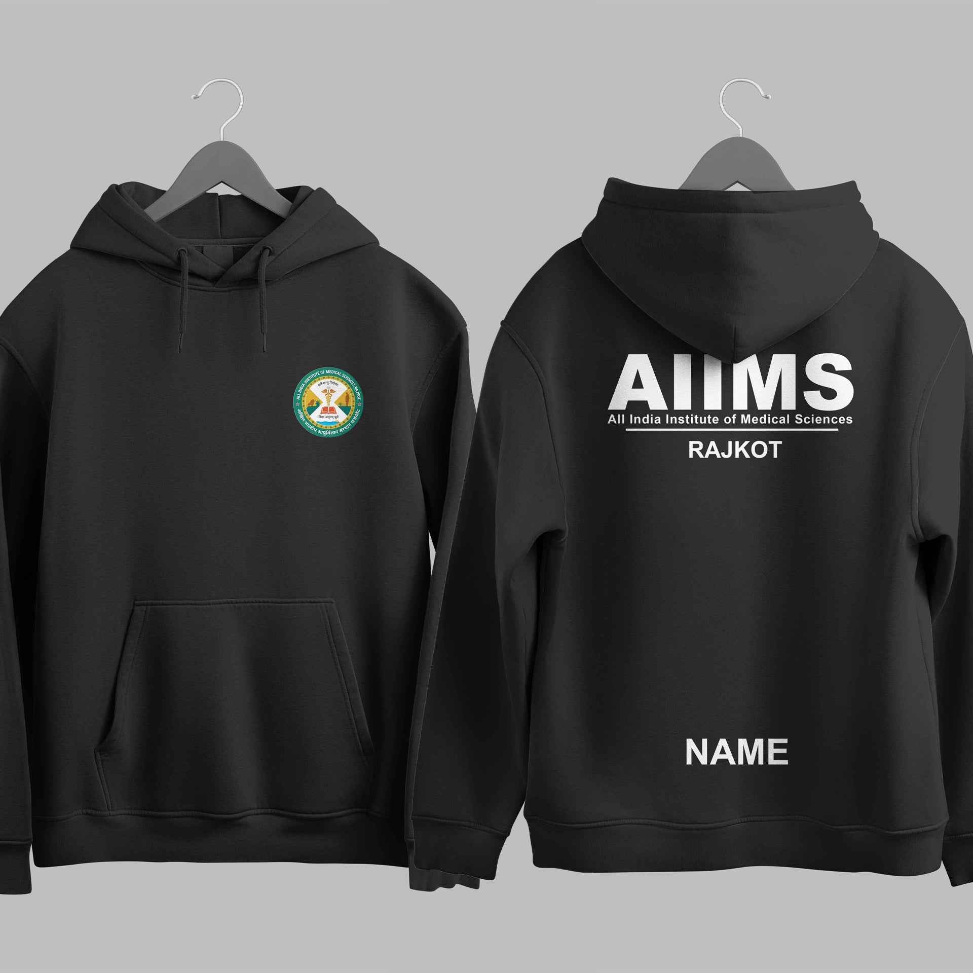 The AIIMS Rajkot Minimalist Hoodie - 320GSM