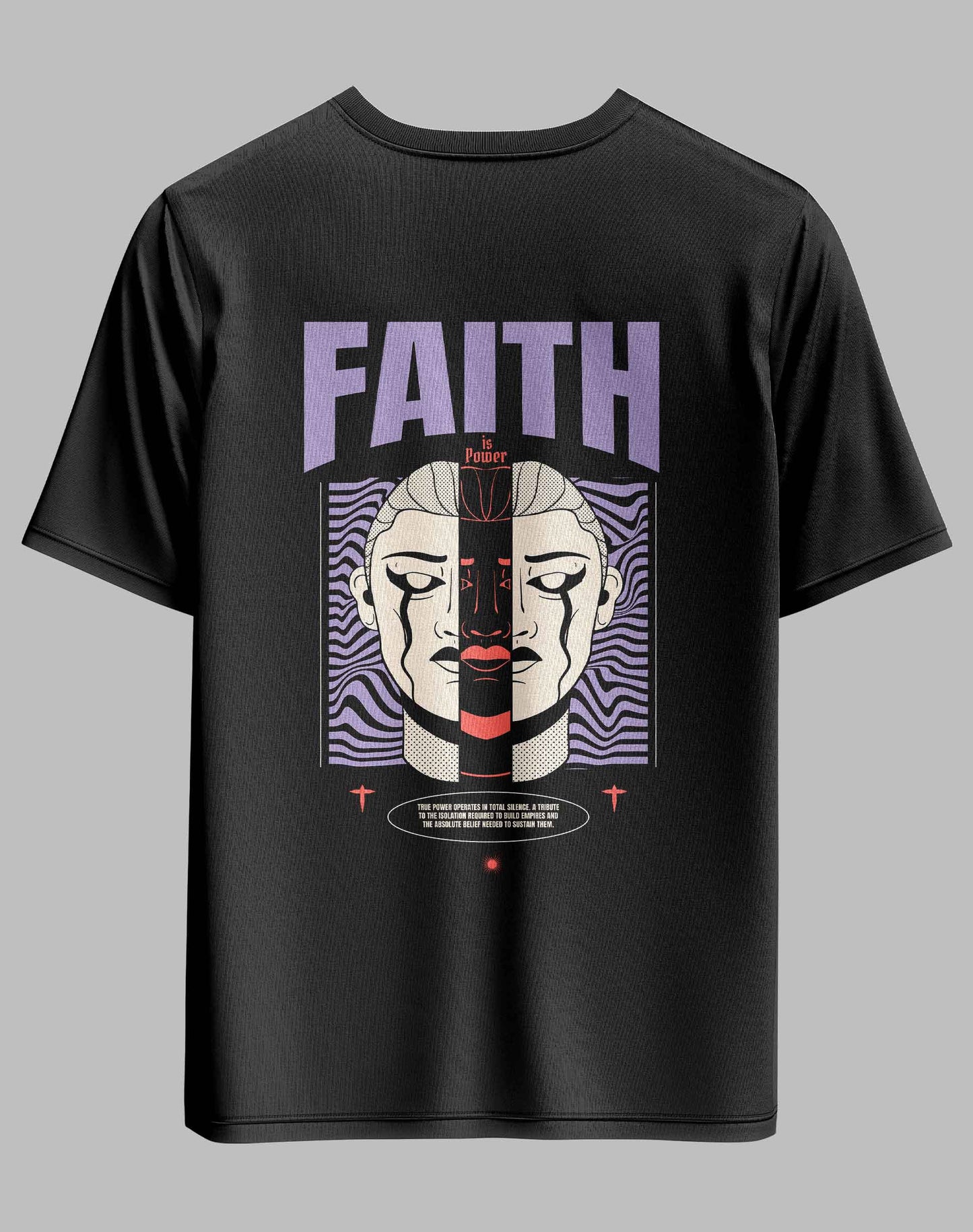 The IIM Indore Void Duality Oversized Tee - 240GSM