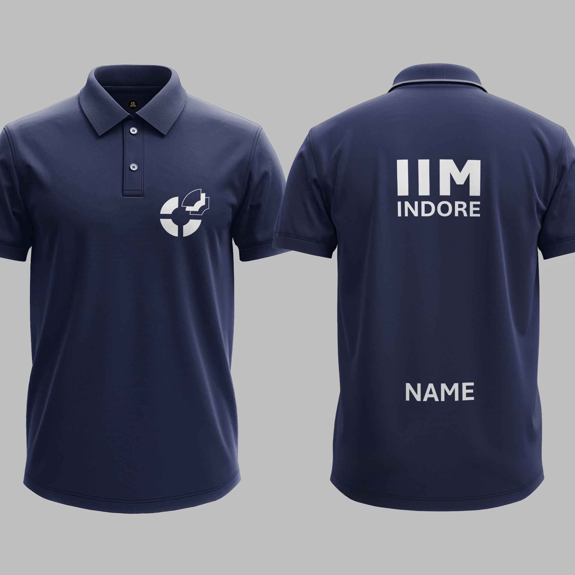 The IIM Indore Heritage Polo Tee - 200GSM