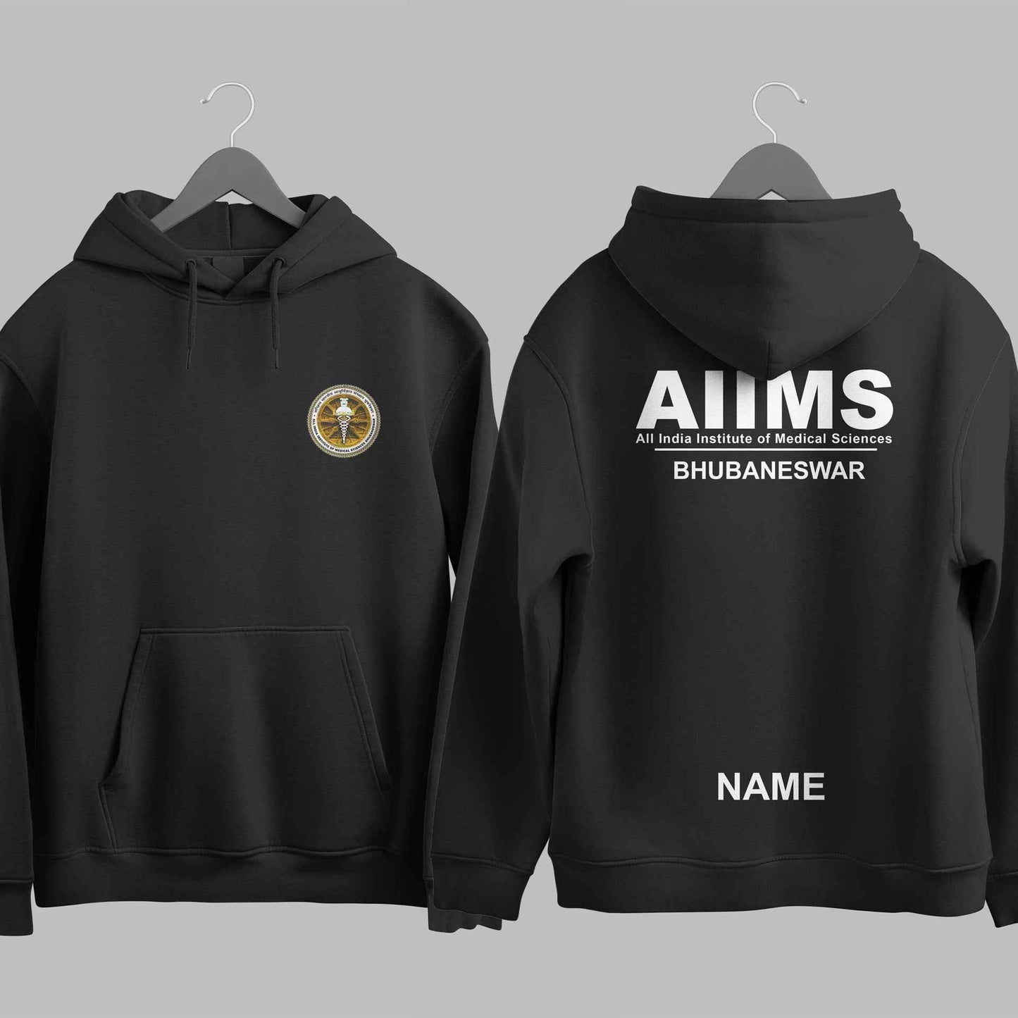 The AIIMS Bhubaneswar Minimalist Hoodie - 320GSM