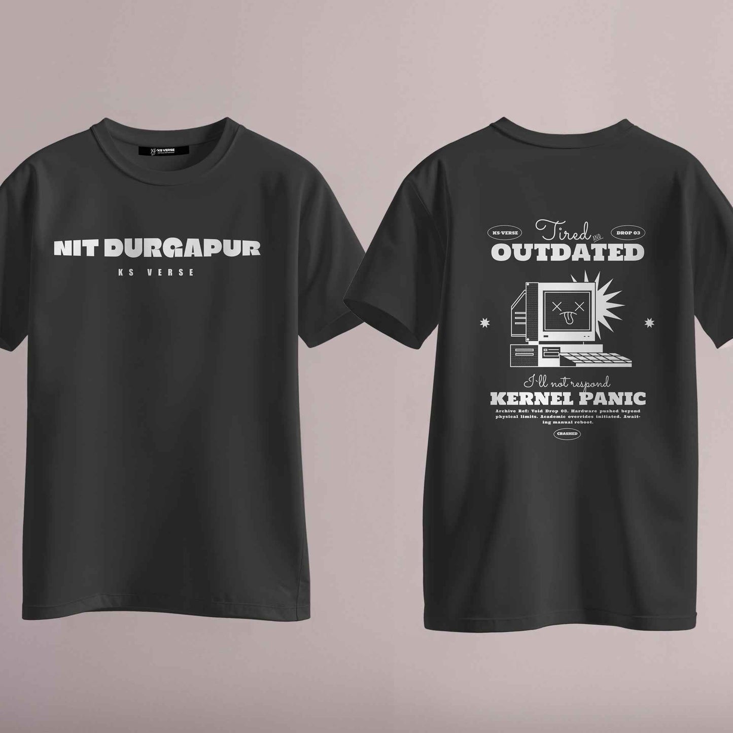 The NIT Durgapur Void Kernel Round Neck Tee - 210GSM