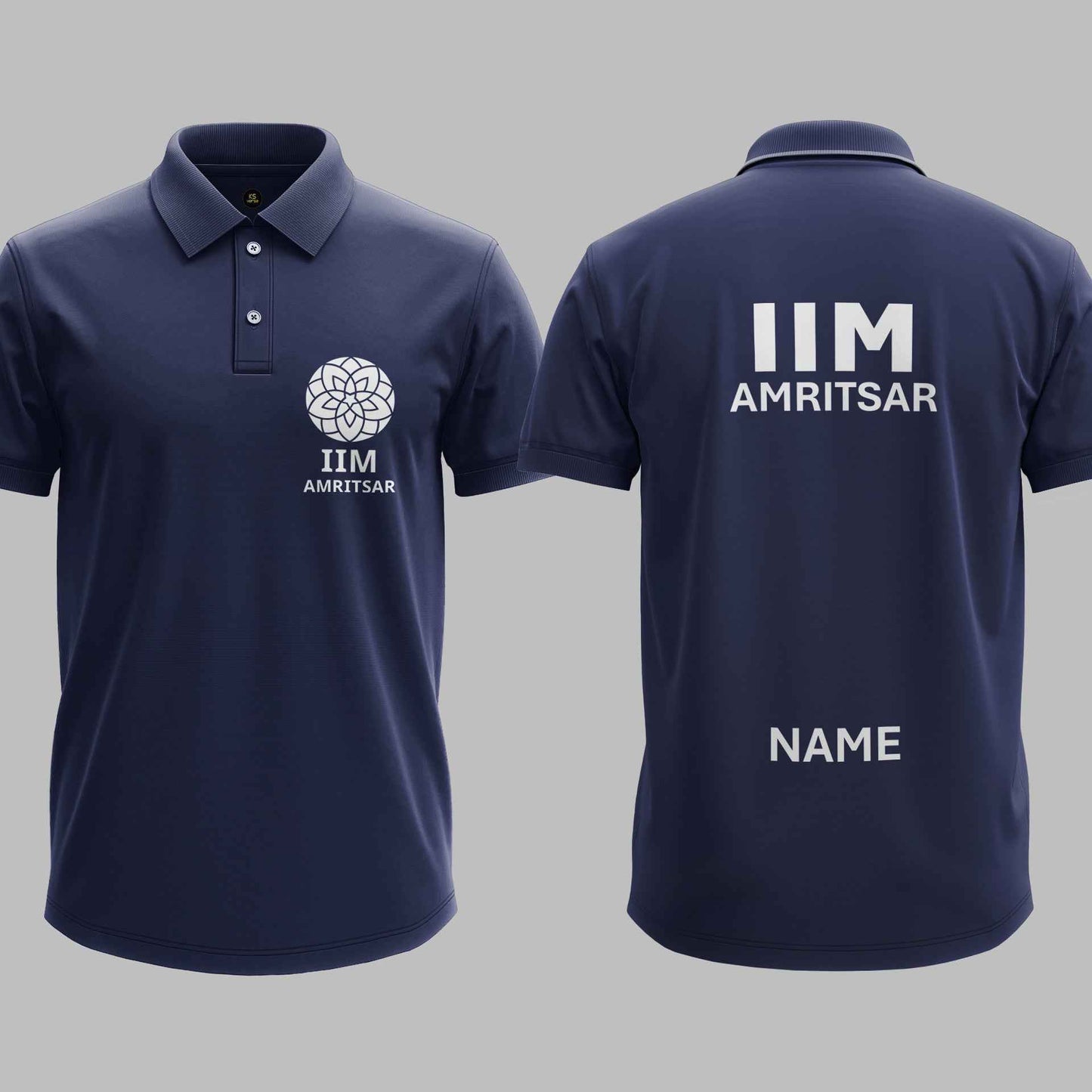 The IIM Amritsar Heritage Polo Tee - 200GSM