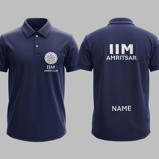 The IIM Amritsar Heritage Polo Tee - 200GSM