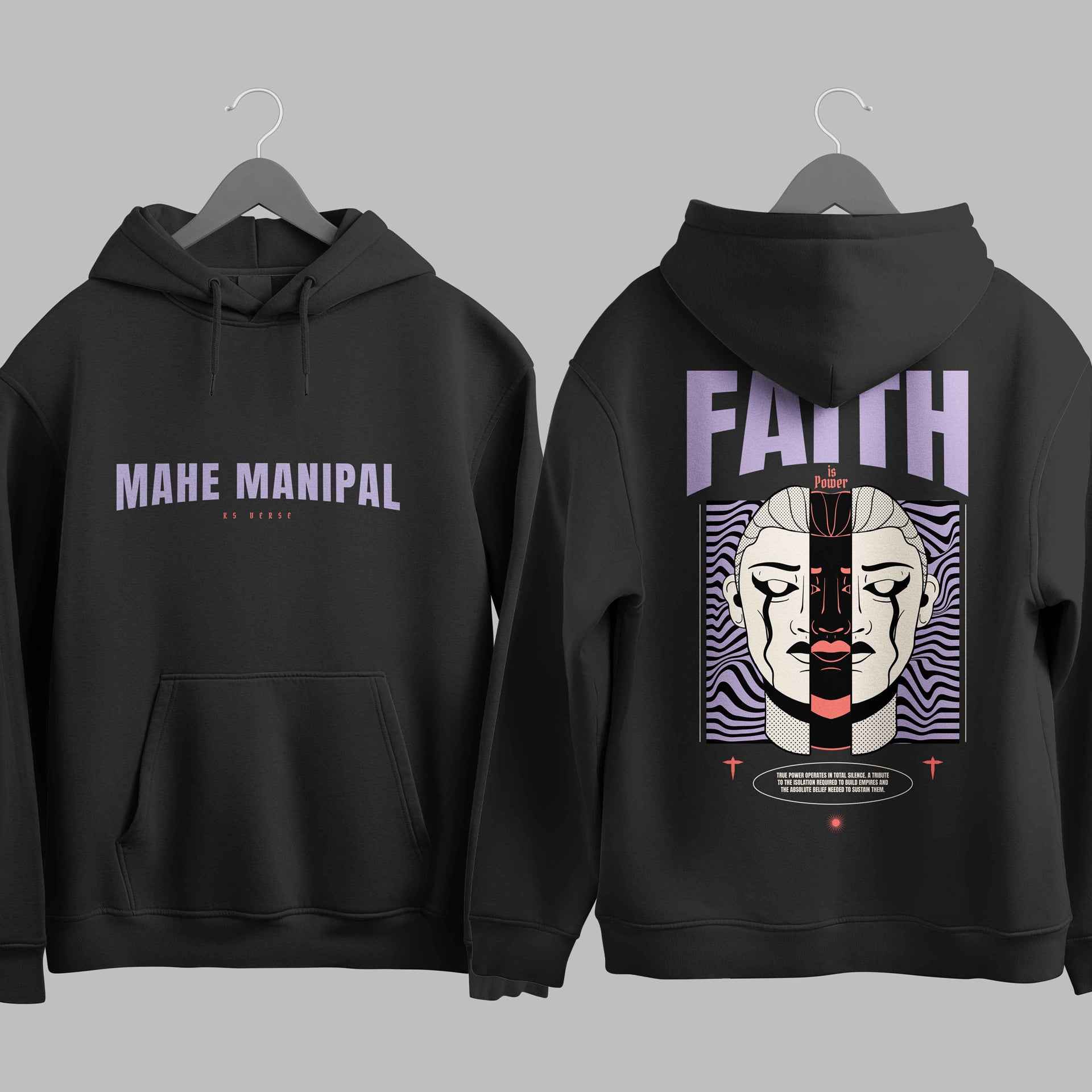 The MAHE Manipal Void Duality Hoodie - 320GSM