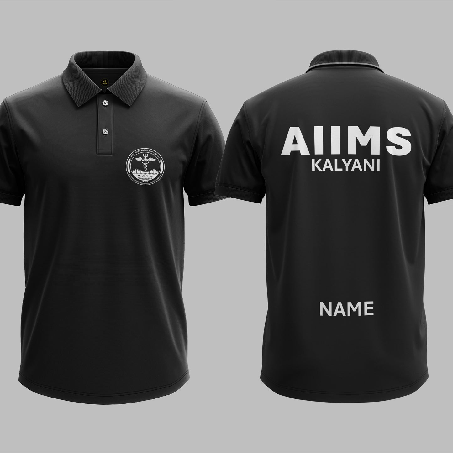 The AIIMS Kalyani Heritage Polo Tee