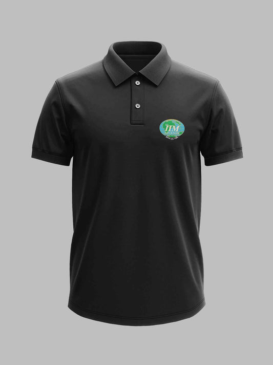 IIM Lucknow Minimalist polo tee – KS Verse – front view